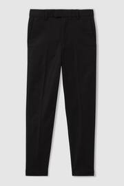 Reiss Black Eastbury Slim Fit Adjustable Waist Chinos - Image 2 of 4