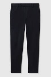 Reiss Navy Eastbury Slim Fit Adjustable Waist Chinos - Image 2 of 4