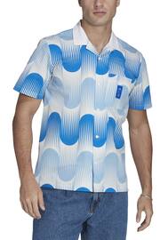 adidas Blue Spain Icon Short Sleeve Shirt - Image 1 of 2