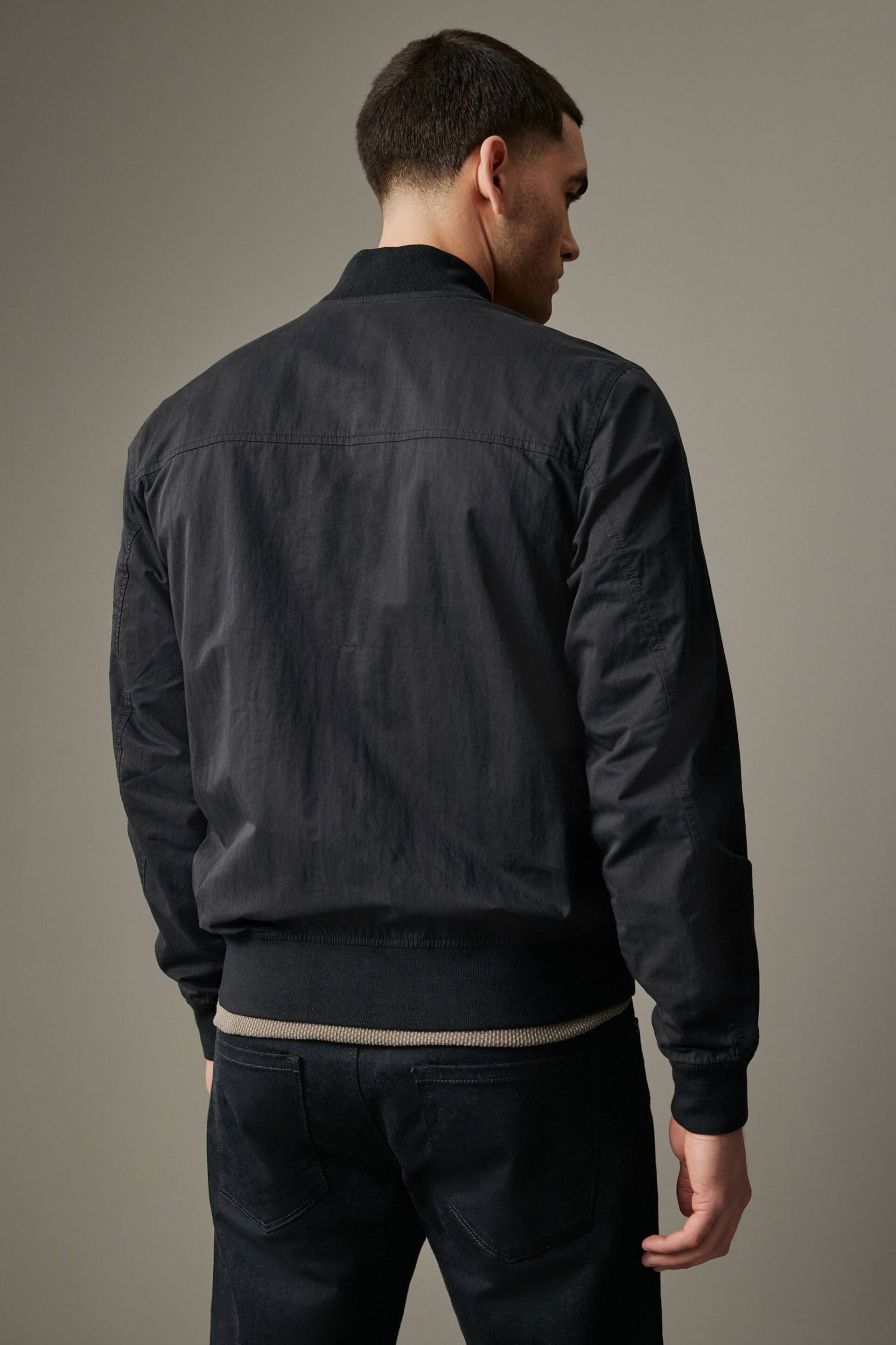 Black EDIT Bomber Jacket - Image 2 of 12