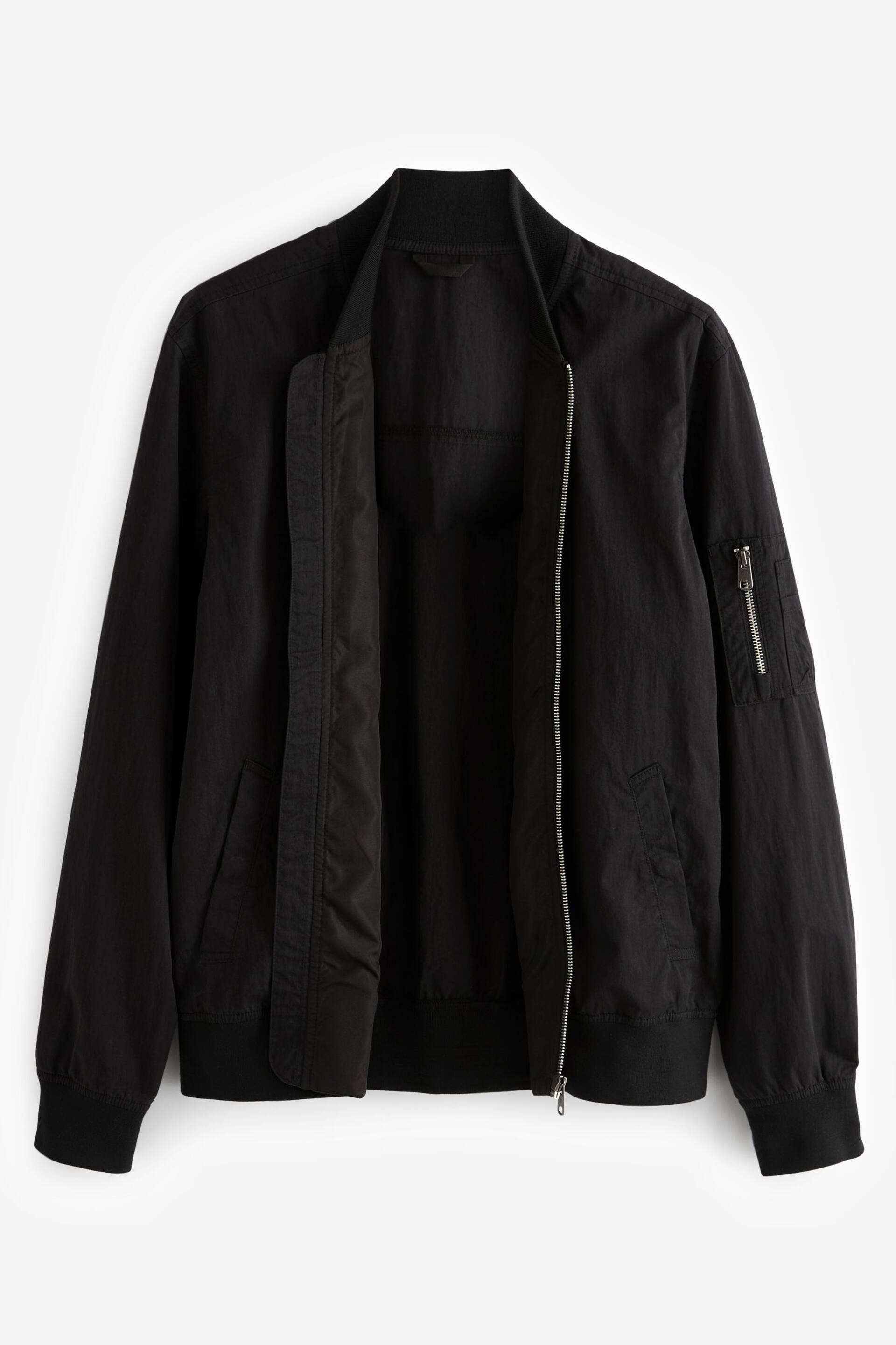 Black EDIT Bomber Jacket - Image 9 of 12