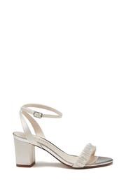 Rainbow Club Natural Florence Ivory Wedding Satin Shoes - Image 3 of 6