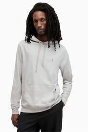 AllSaints Grey Brace Hoodie - Image 1 of 6