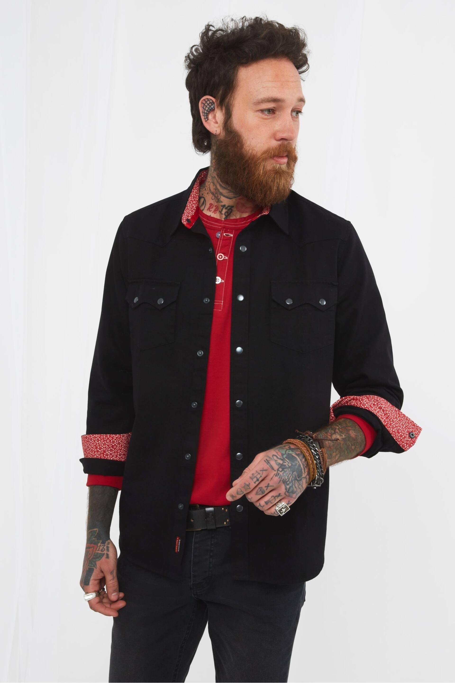 Joe Browns Black On The Road Shirt - Image 1 of 5