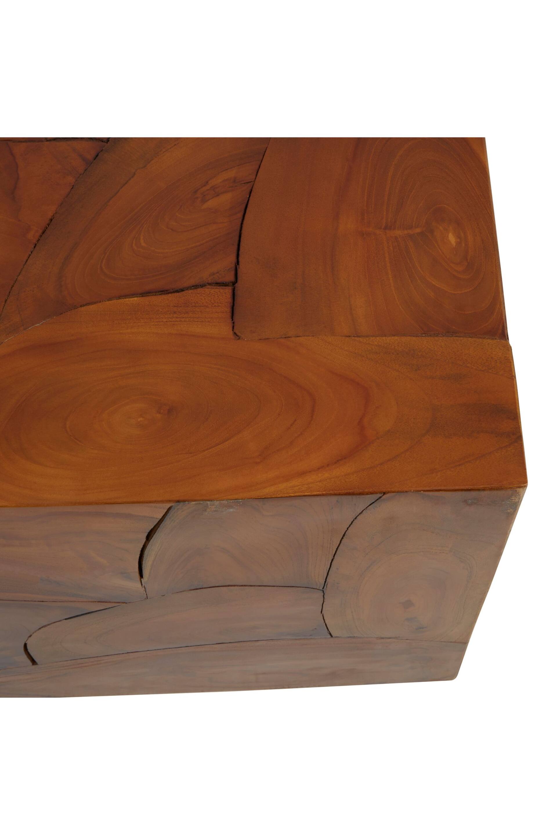 Fifty Five South Brown Surak Teak Wood Coffee Table - Image 2 of 6