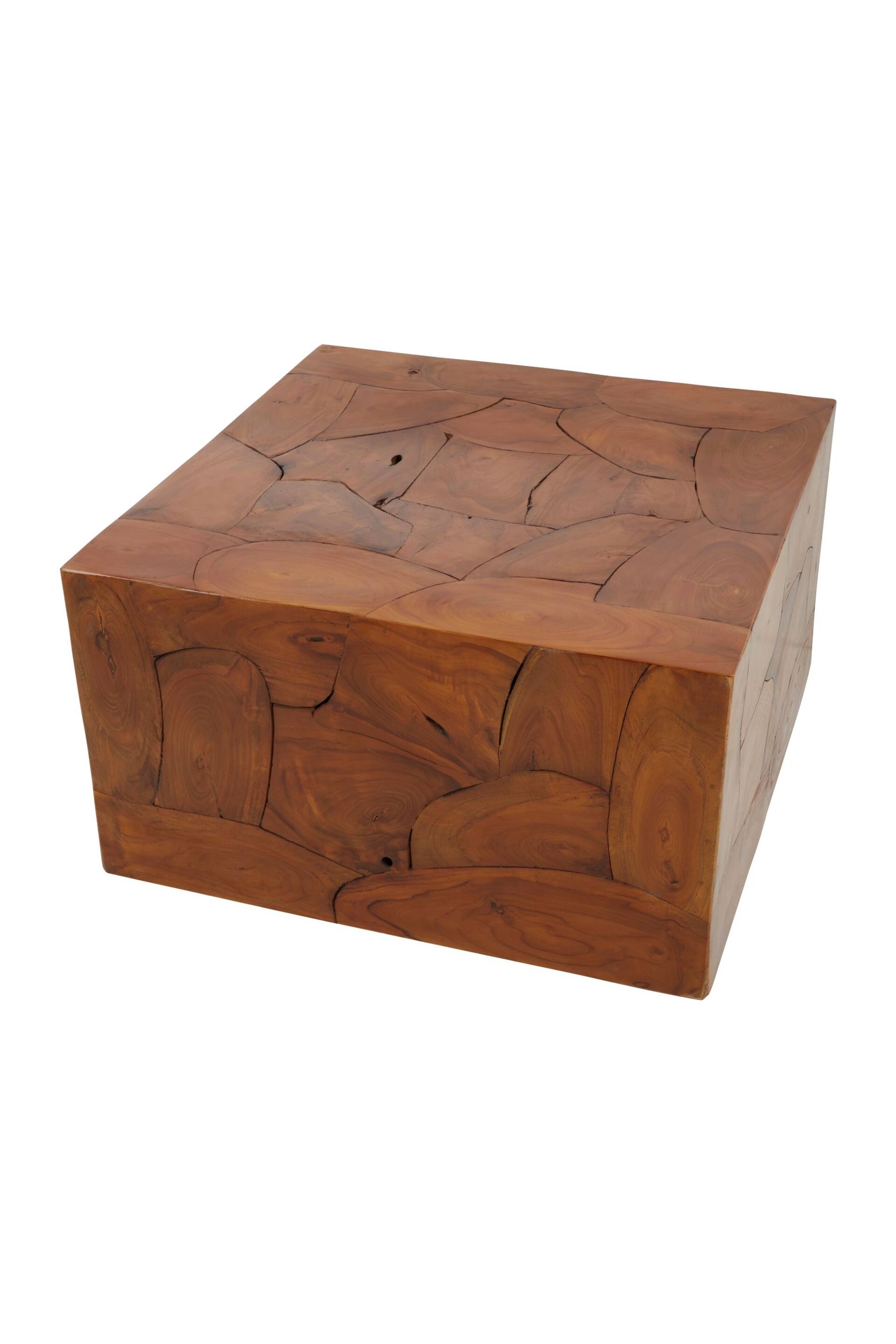 Fifty Five South Brown Surak Teak Wood Coffee Table - Image 4 of 6