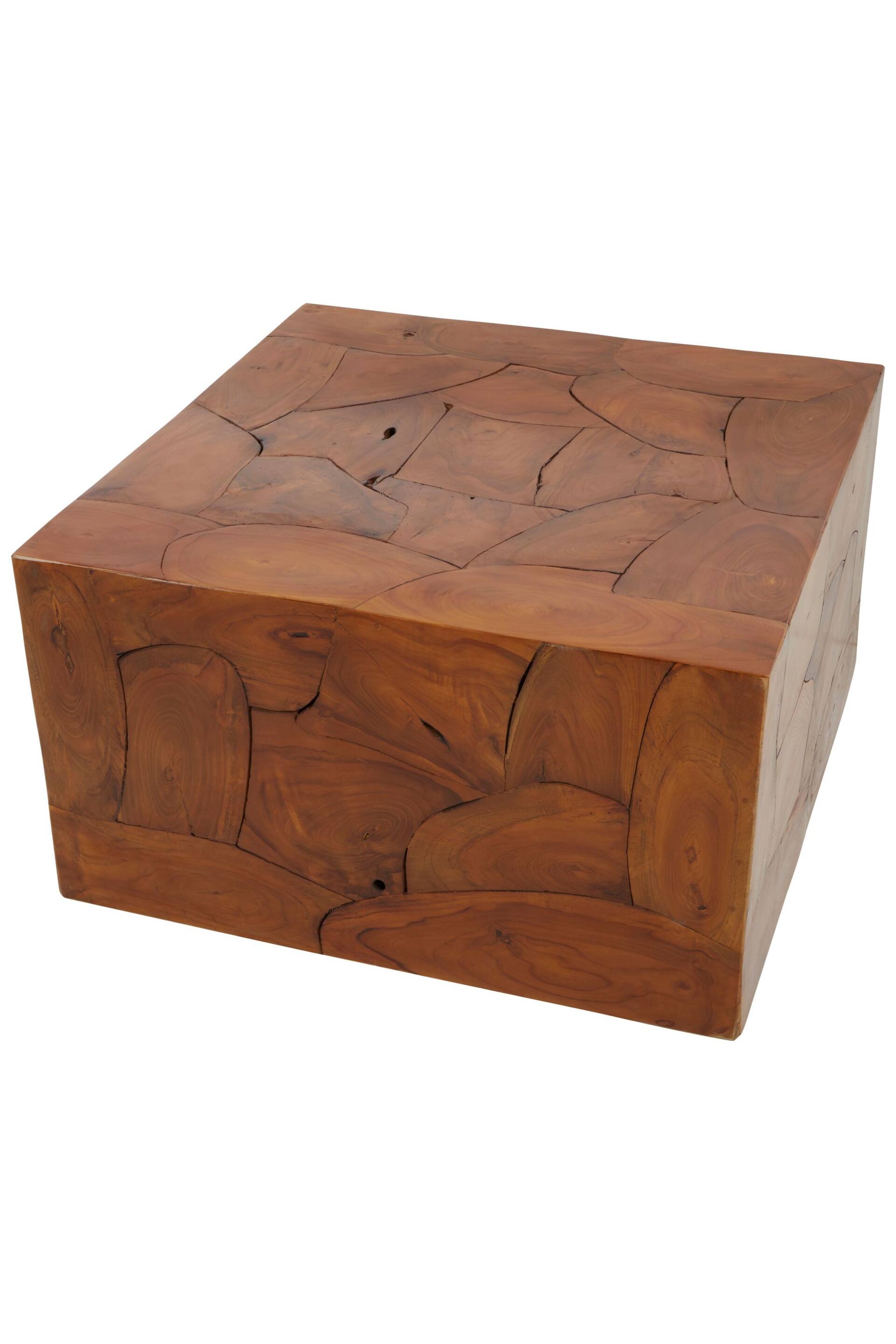 Fifty Five South Brown Surak Teak Wood Coffee Table - Image 5 of 6