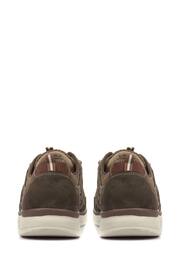 Pavers Brown Mens Wide Fit Lace-Up Trainers - Image 2 of 5