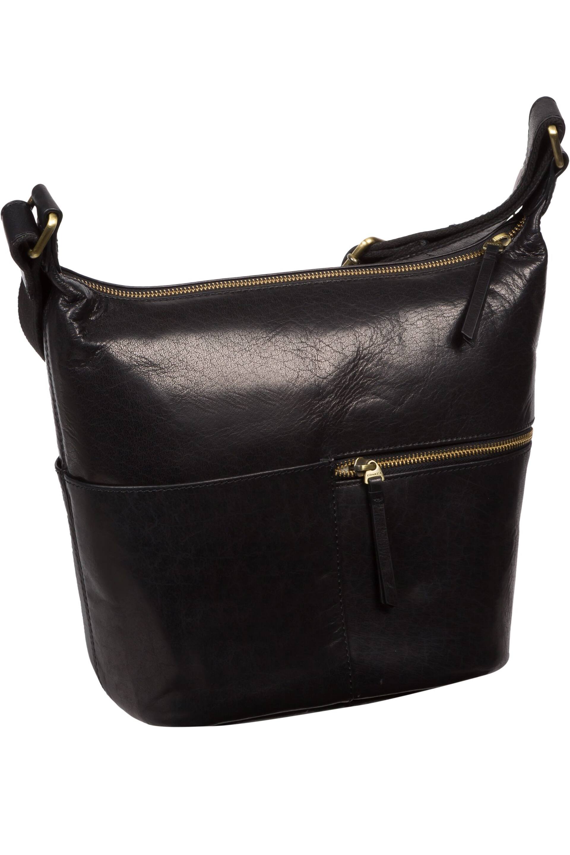 Conkca Kristin Leather Shoulder Bag - Image 3 of 6