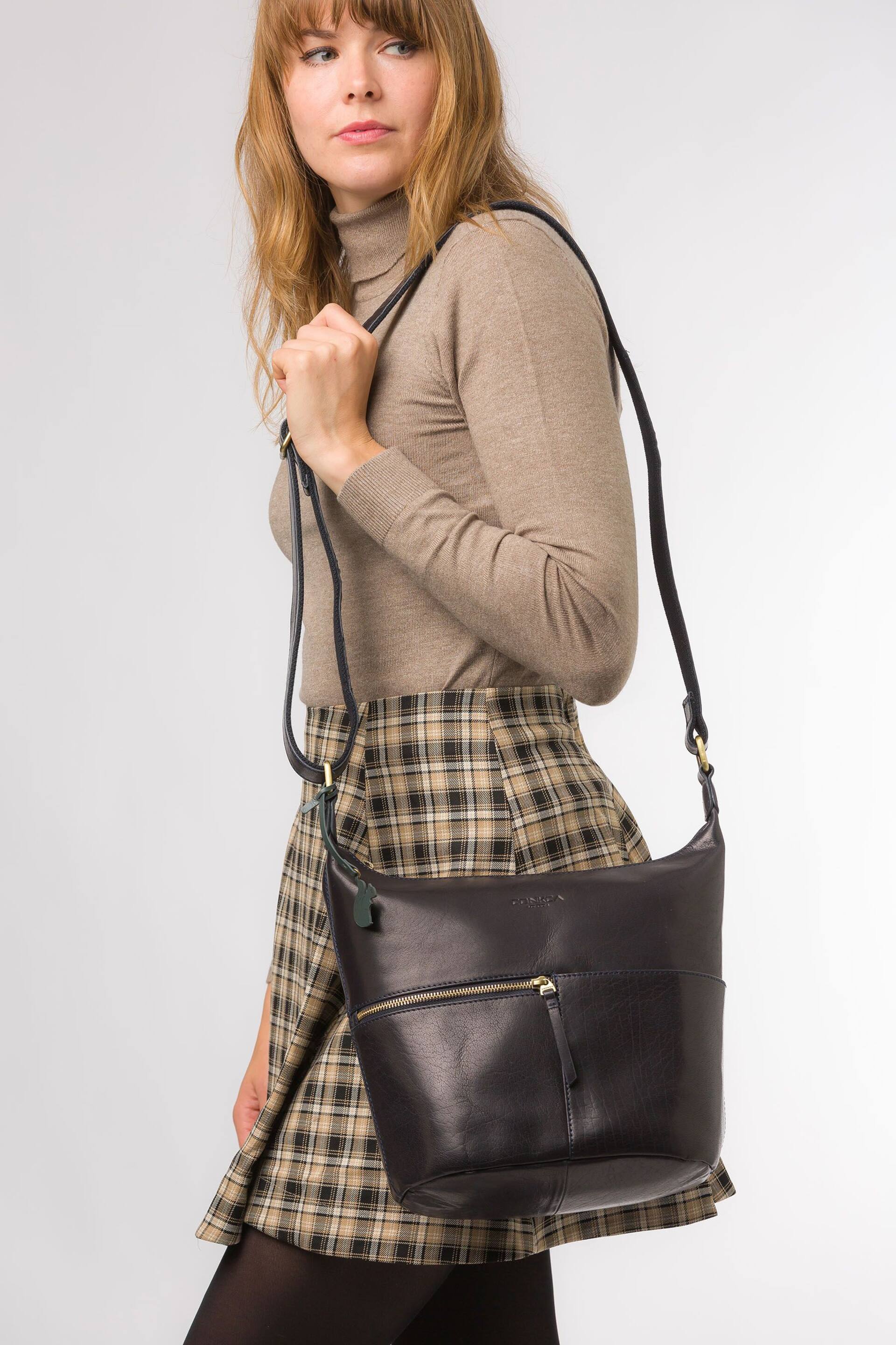 Conkca Kristin Leather Shoulder Bag - Image 2 of 6