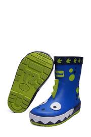 ToeZone Blue Dinosaur Wellies - Image 5 of 5