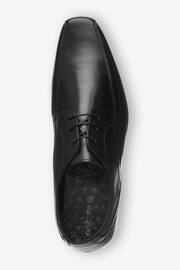 Black Leather Panel Lace-Up Shoes - Image 3 of 4