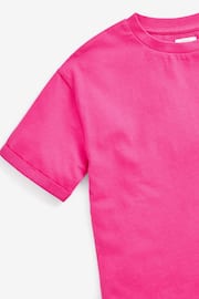 Magenta Pink Oversized T-Shirt (3-16yrs) - Image 7 of 7