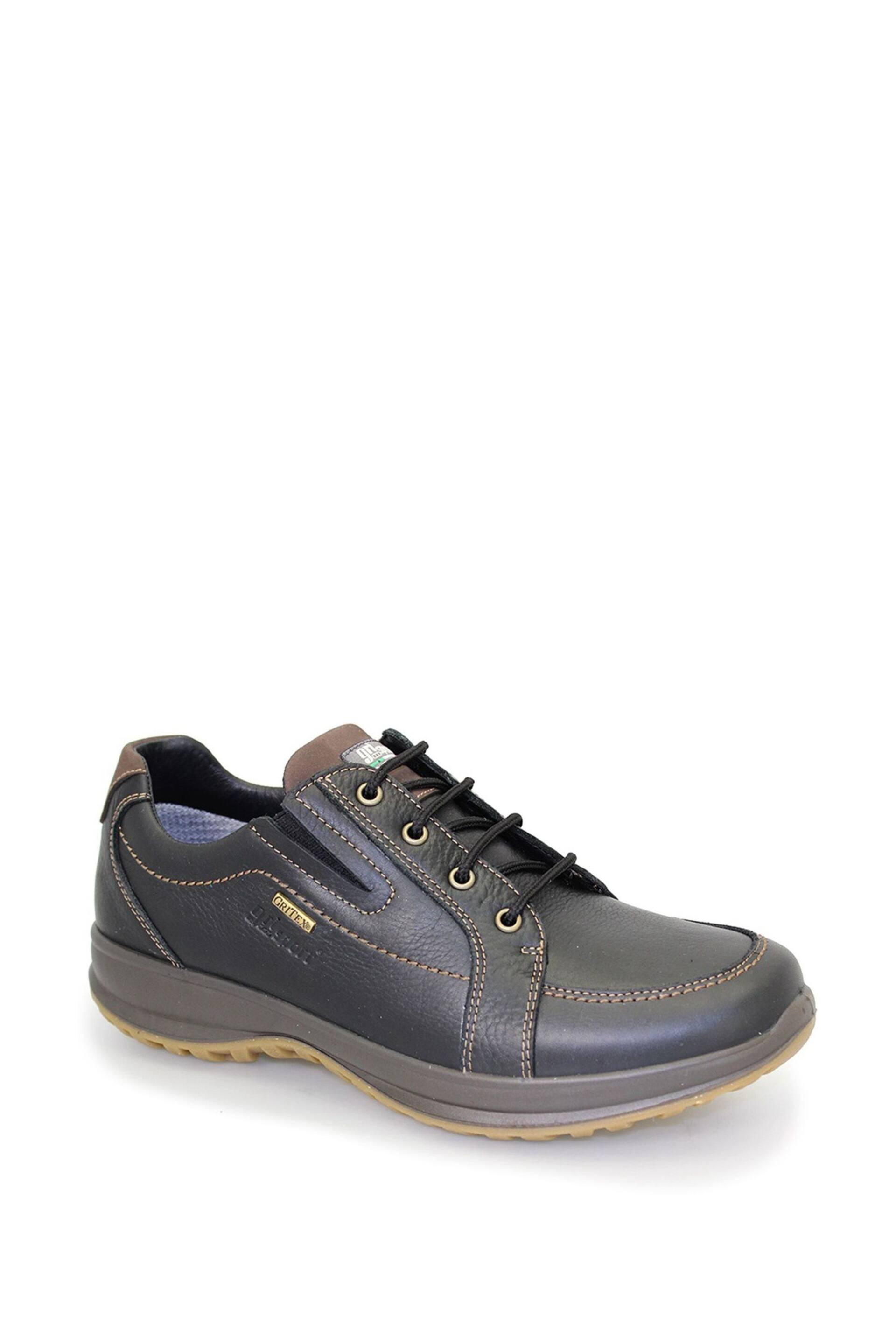 Grisport Ayr Black Comfort Shoes - Image 2 of 4