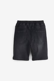 Black Jersey Denim Shorts (3-16yrs) - Image 7 of 8