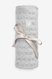 The Little Tailor Cotton Pointelle Baby Blanket - Image 3 of 4