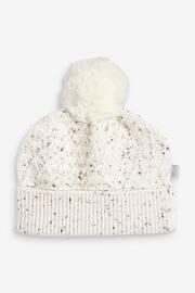 The Little Tailor Cable Knit Romper And Hat Baby Gift Set - Image 5 of 9