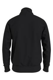 Tommy Hilfiger Black Tommy Logo Mockneck Jumper - Image 5 of 6