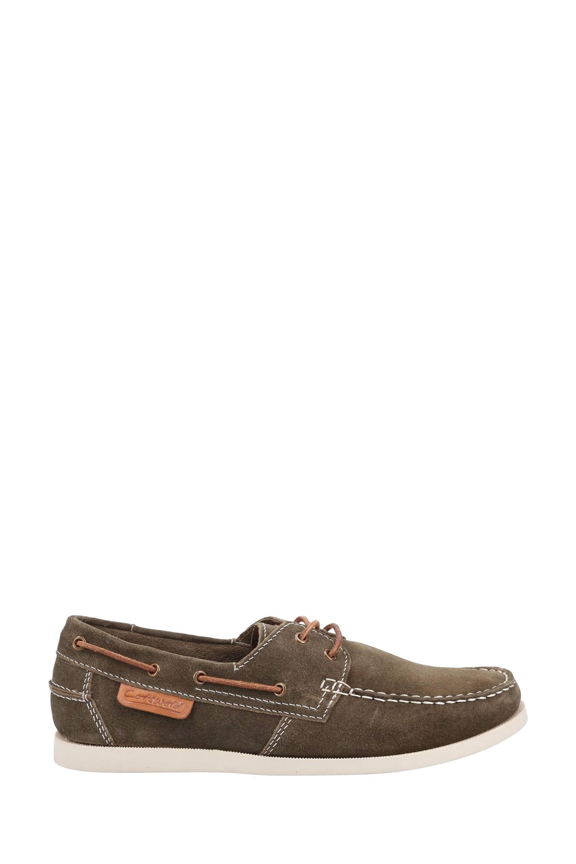 Cotswold	Green Mitcheldean Boat Shoes - Image 1 of 4