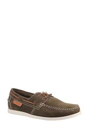 Cotswold	Green Mitcheldean Boat Shoes - Image 2 of 4