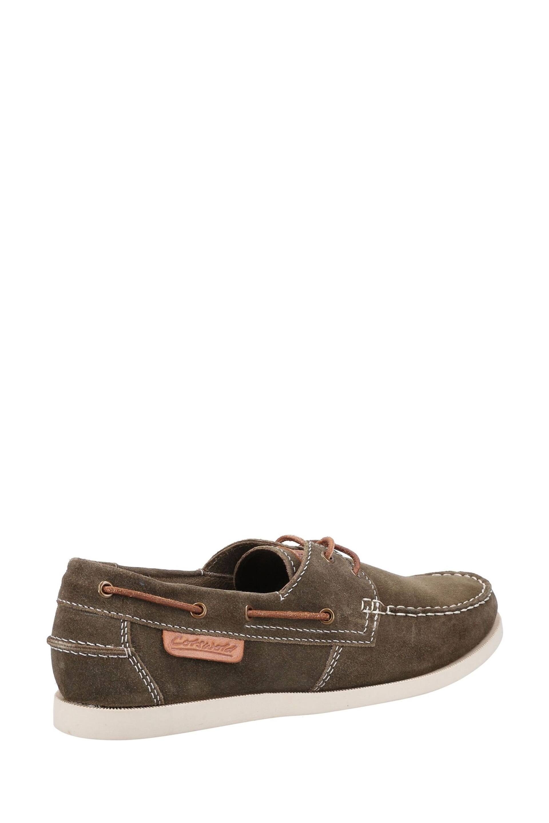 Cotswold	Green Mitcheldean Boat Shoes - Image 3 of 4
