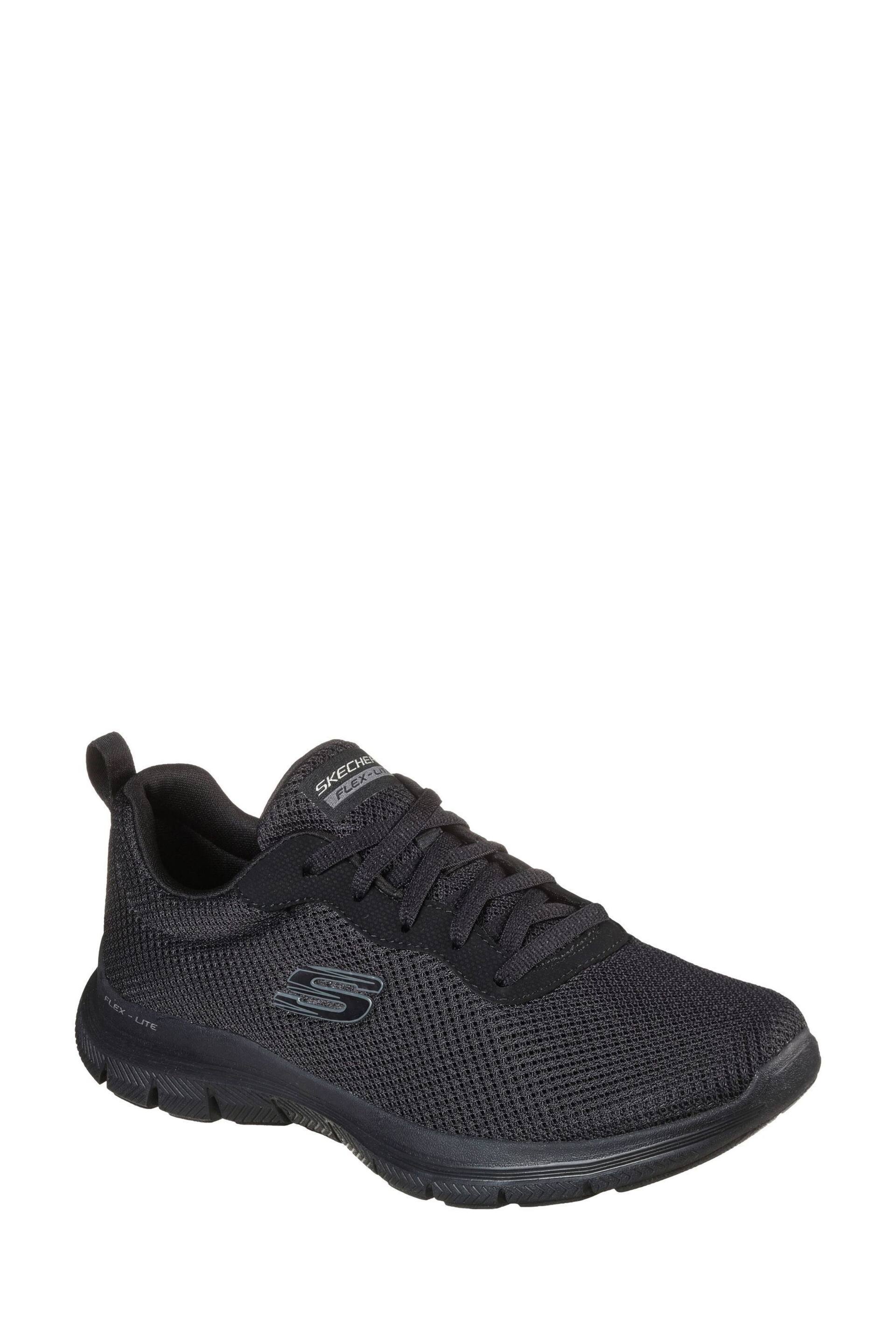 Skechers Black Flex Appeal 4.0 Brilliant View Womens Trainers - Image 5 of 8