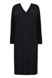 Live Unlimited Black Knitted V-Neck Dress - Image 5 of 5