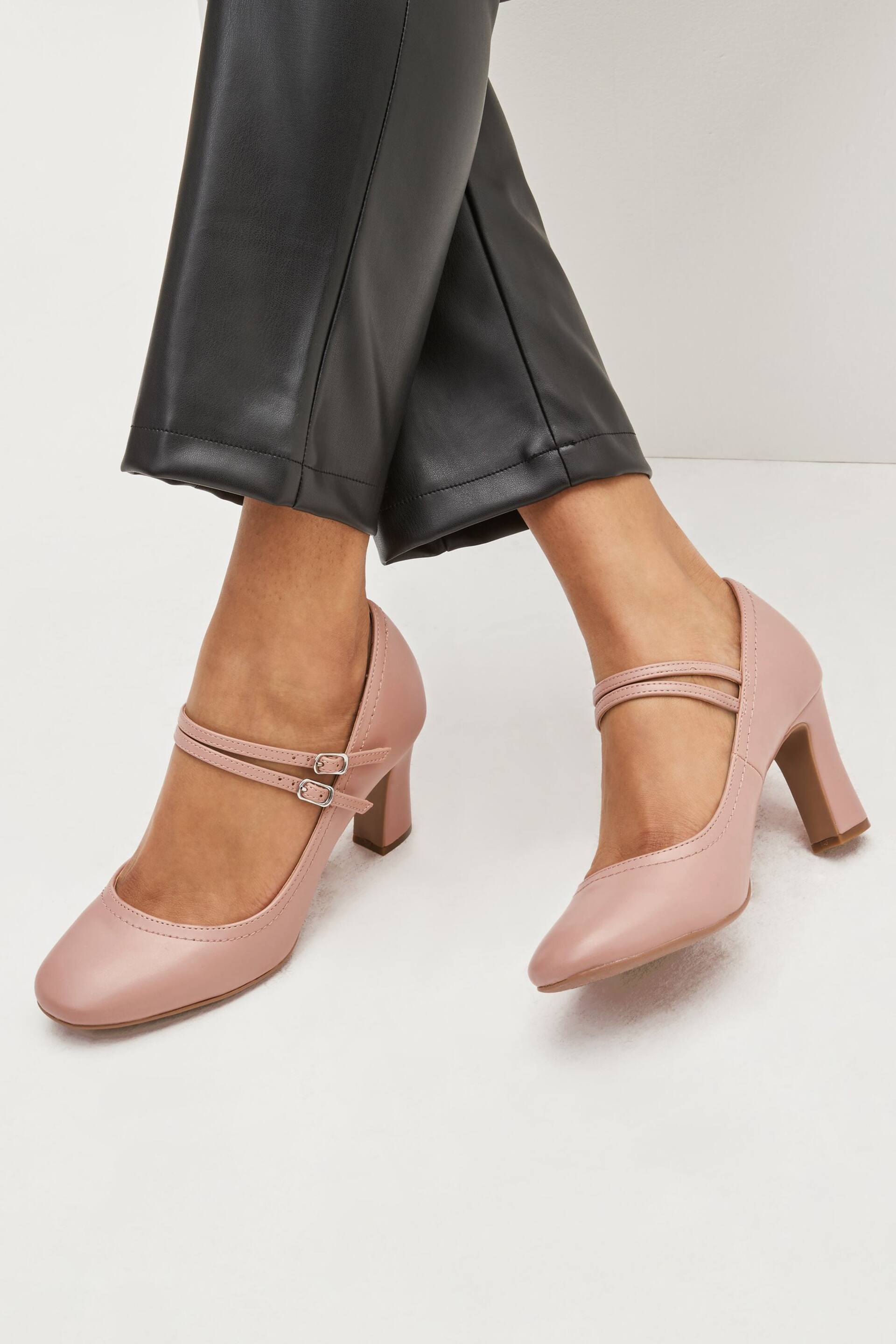 Nude Pink Regular/Wide Fit Forever Comfort® Mary Jane Shoes - Image 1 of 6