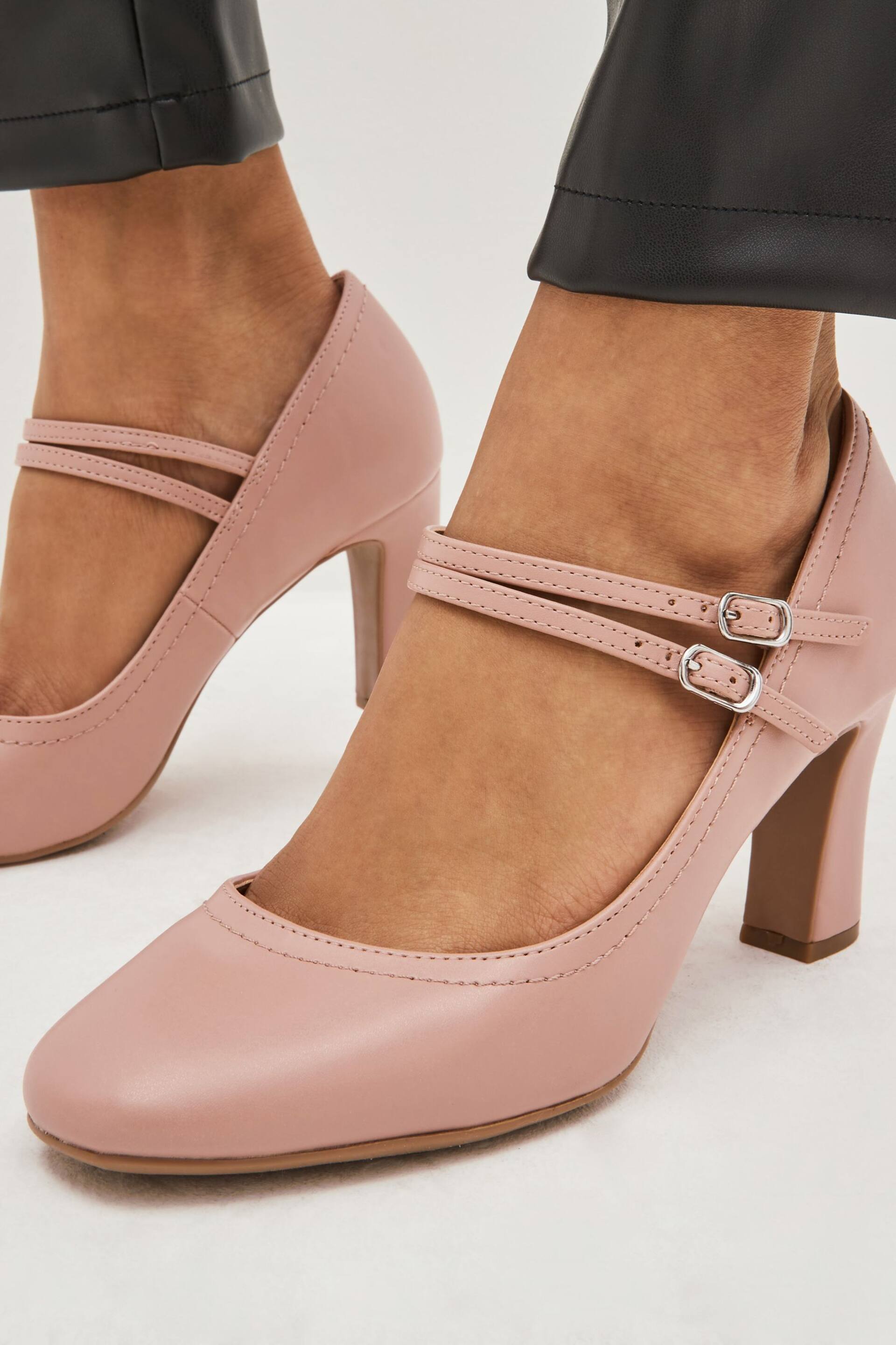 Nude Pink Regular/Wide Fit Forever Comfort® Mary Jane Shoes - Image 2 of 6