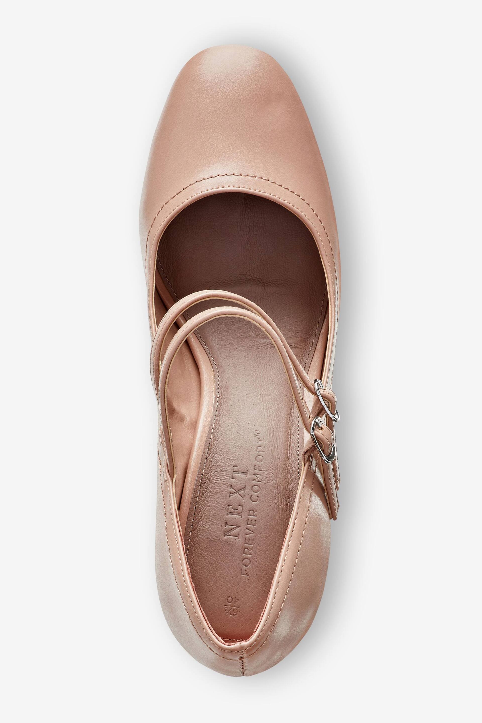 Nude Pink Regular/Wide Fit Forever Comfort® Mary Jane Shoes - Image 5 of 6
