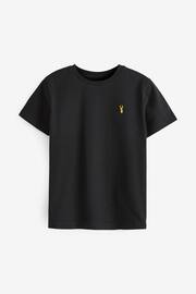 Black Stag Embroidered Short Sleeve T-Shirt (3-16yrs) - Image 1 of 3