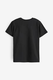 Black Stag Embroidered Short Sleeve T-Shirt (3-16yrs) - Image 2 of 3
