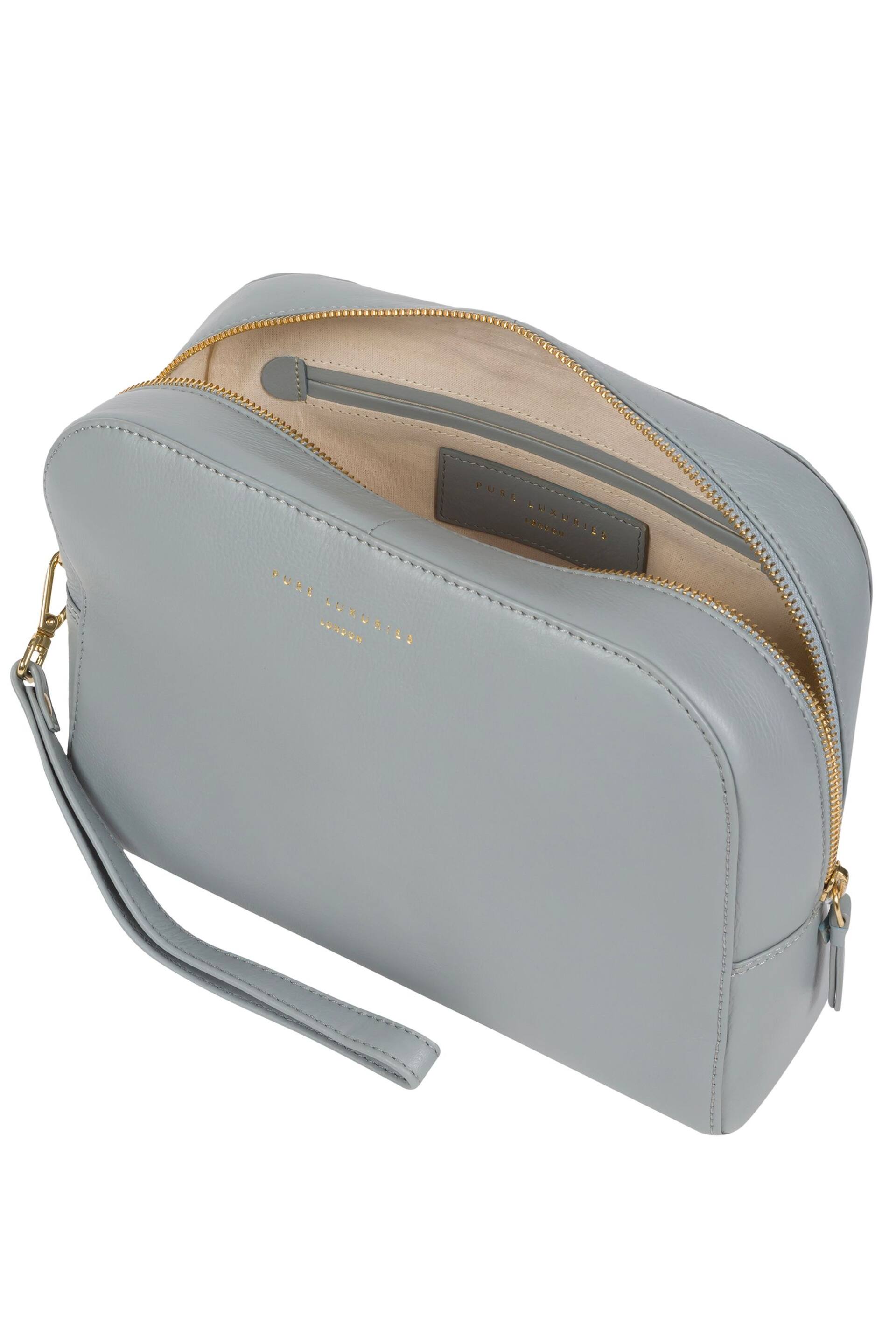 Pure Luxuries London Brompton Leather Cosmetic Bag - Image 4 of 5