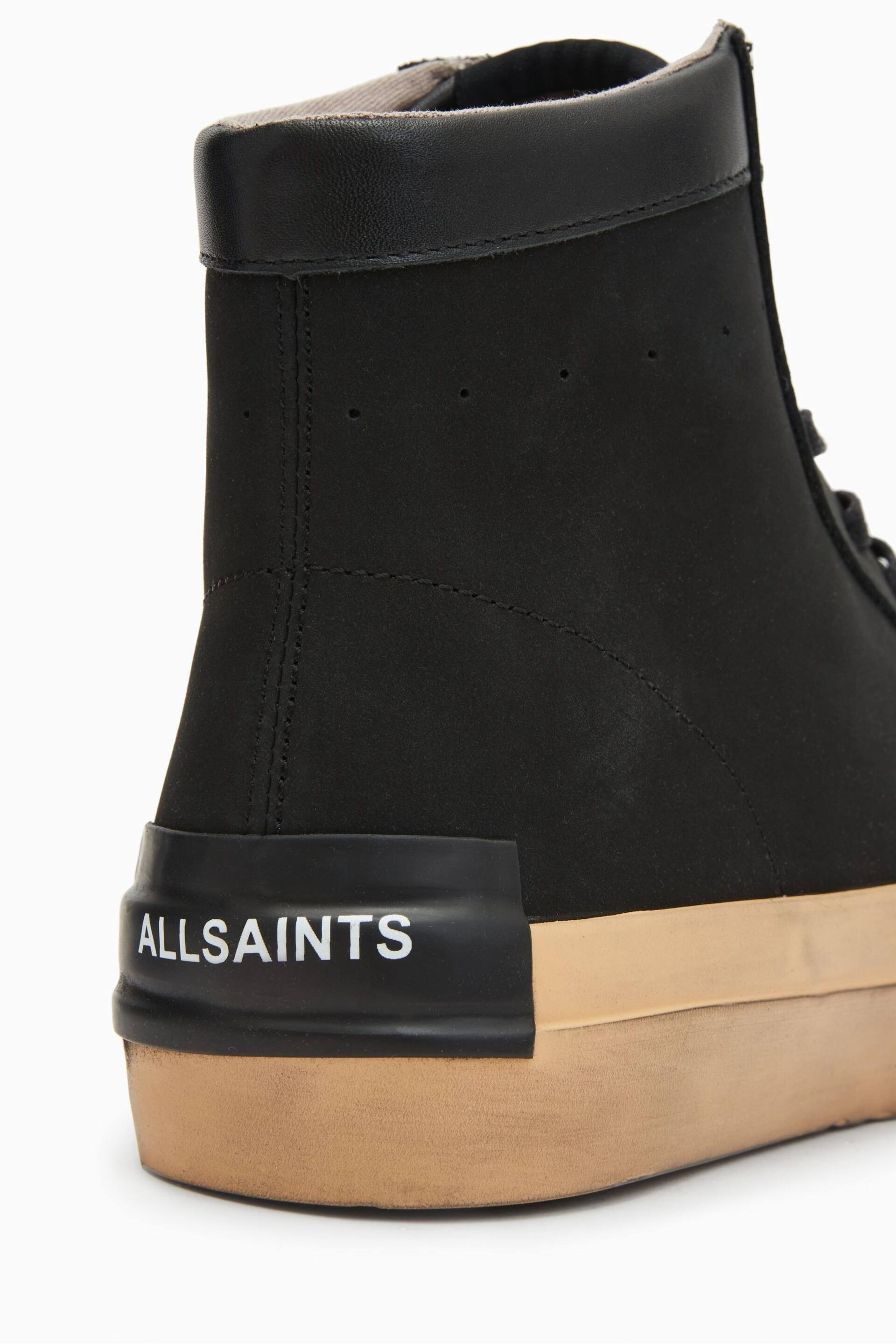 AllSaints Black Smith High Top Shoes - Image 5 of 5
