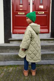 Khaki Green Shower Resistant Padded Coat (3-16yrs) - Image 3 of 7