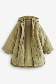 Khaki Green Shower Resistant Padded Coat (3-16yrs) - Image 4 of 7