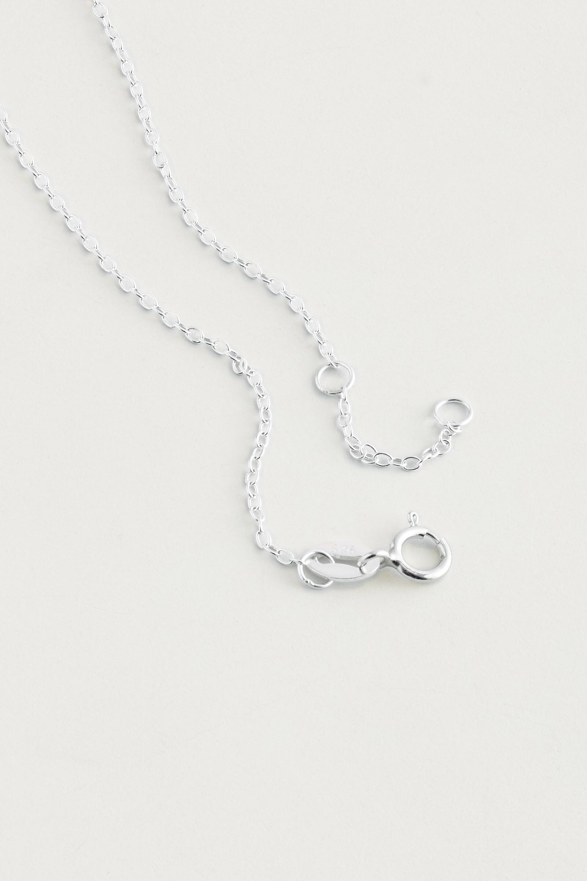 Sterling Silver A Initial Necklace - Image 2 of 3