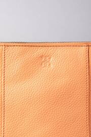 Lakeland Leather Orange Alston Curved Leather Cross-Body Bag - Image 5 of 6