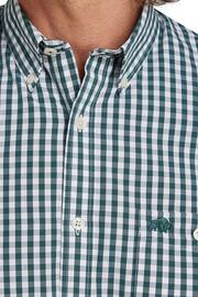 Long Sleeve Green Classic Gingham Shirt - Image 4 of 7