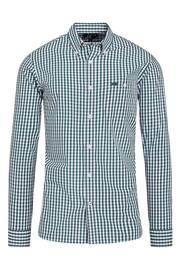 Long Sleeve Green Classic Gingham Shirt - Image 6 of 7
