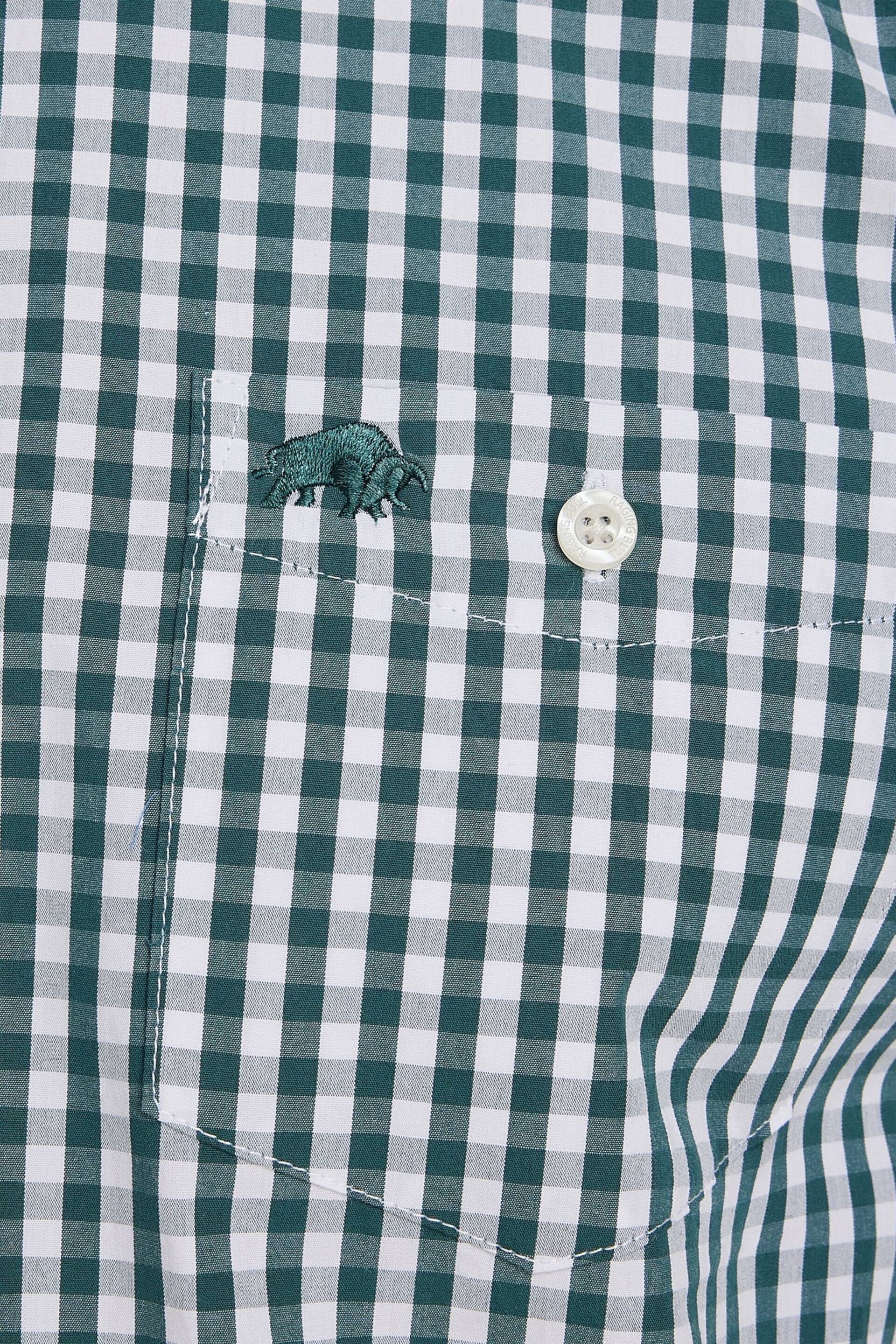 Long Sleeve Green Classic Gingham Shirt - Image 7 of 7