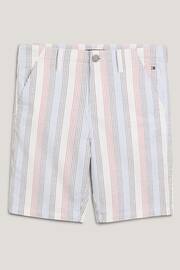 Tommy Hilfiger Cream Oxford Striped Shorts - Image 5 of 5