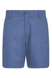 Mountain Warehouse Blue Bayside 100% Organic Cotton Womens Shorts - Image 1 of 4