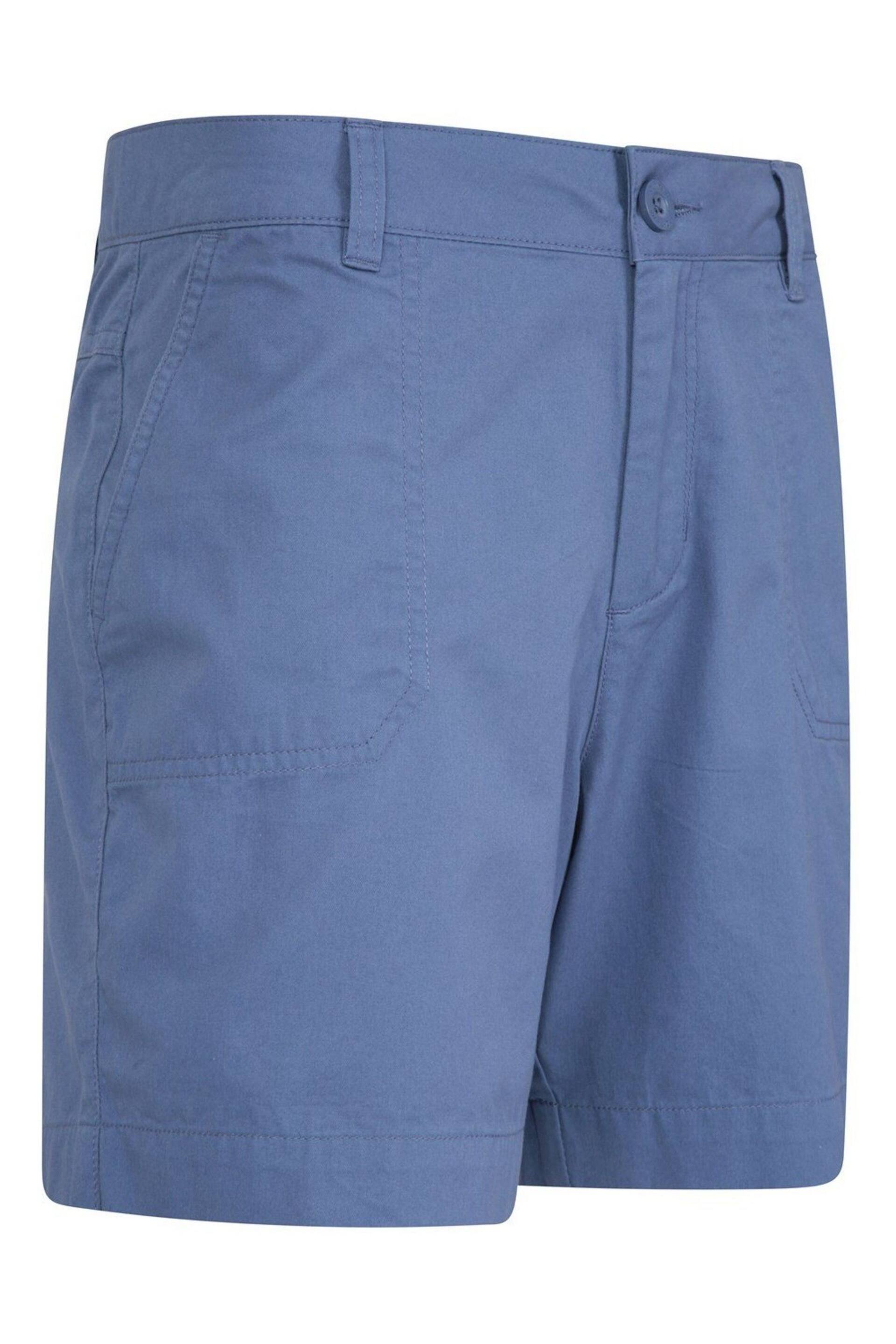 Mountain Warehouse Blue Bayside 100% Organic Cotton Womens Shorts - Image 2 of 4