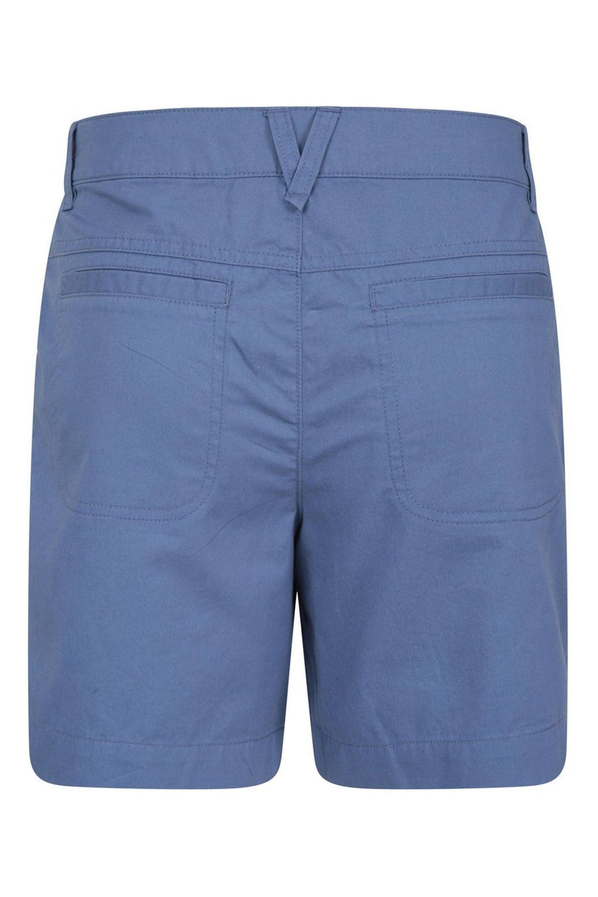 Mountain Warehouse Blue Bayside 100% Organic Cotton Womens Shorts - Image 4 of 4