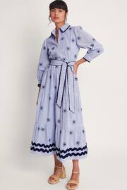 Monsoon Blue Adira Shirt Dress - Image 3 of 6