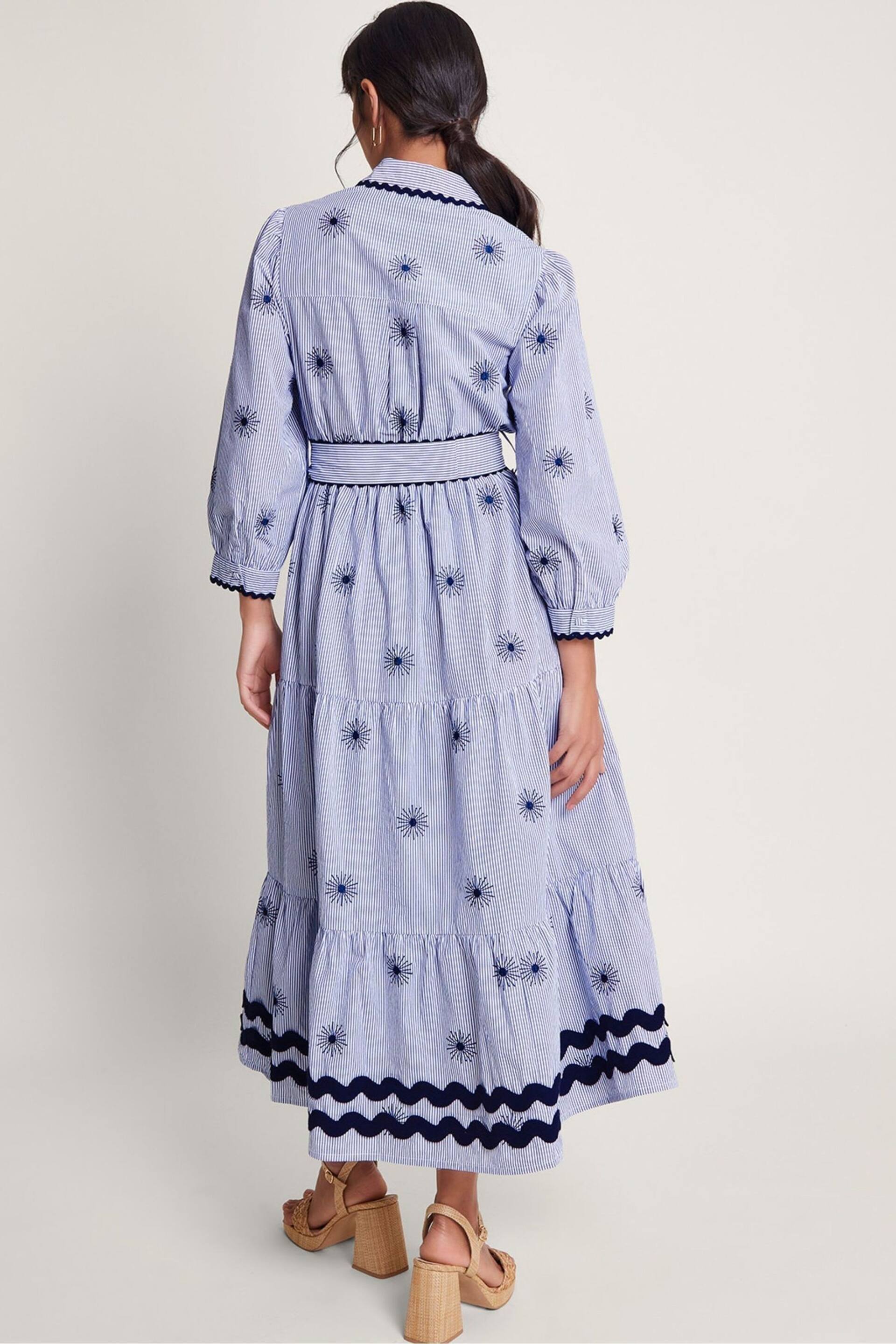 Monsoon Blue Adira Shirt Dress - Image 5 of 6