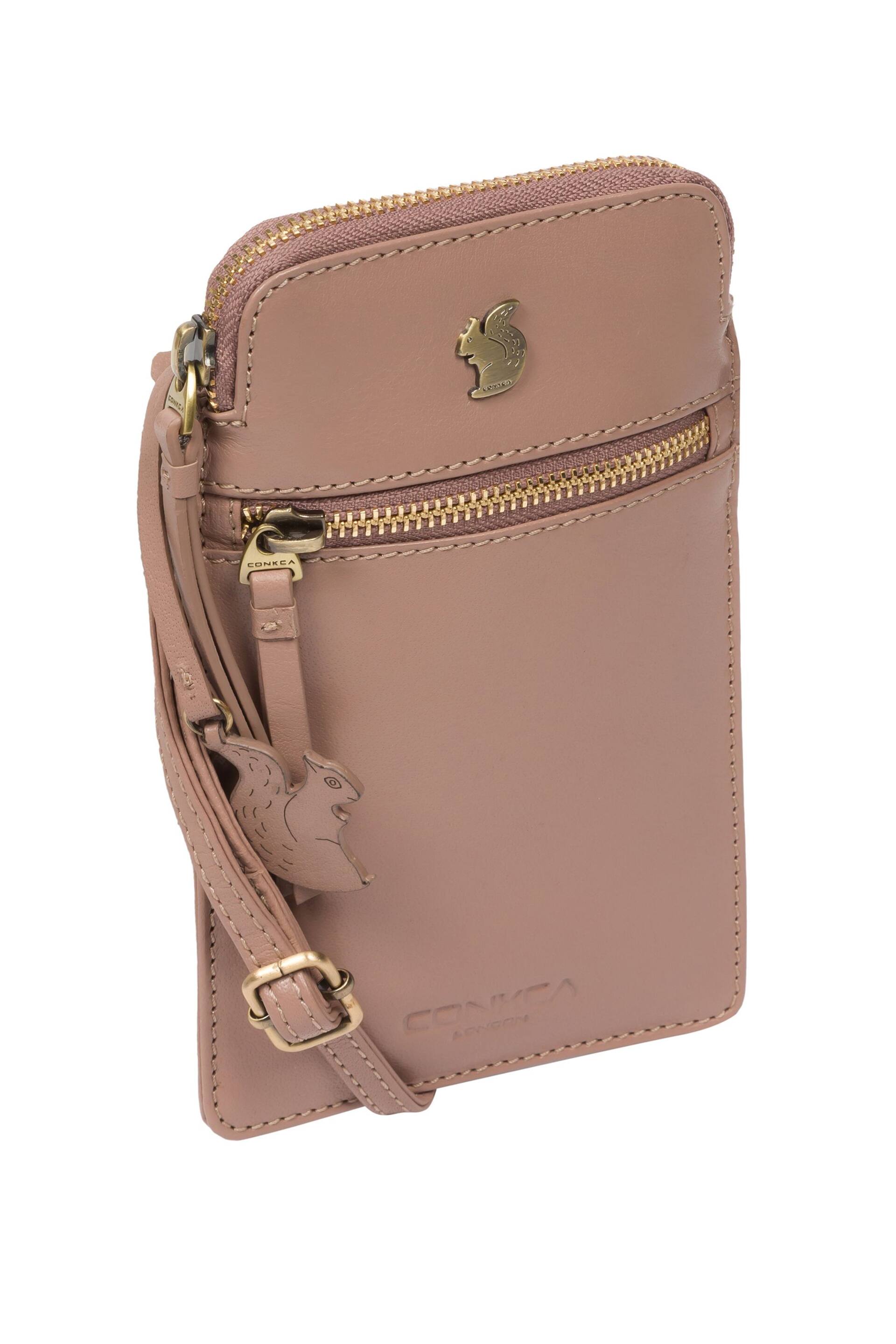 Conkca Bambino Leather Cross-Body Phone Bag - Image 7 of 9