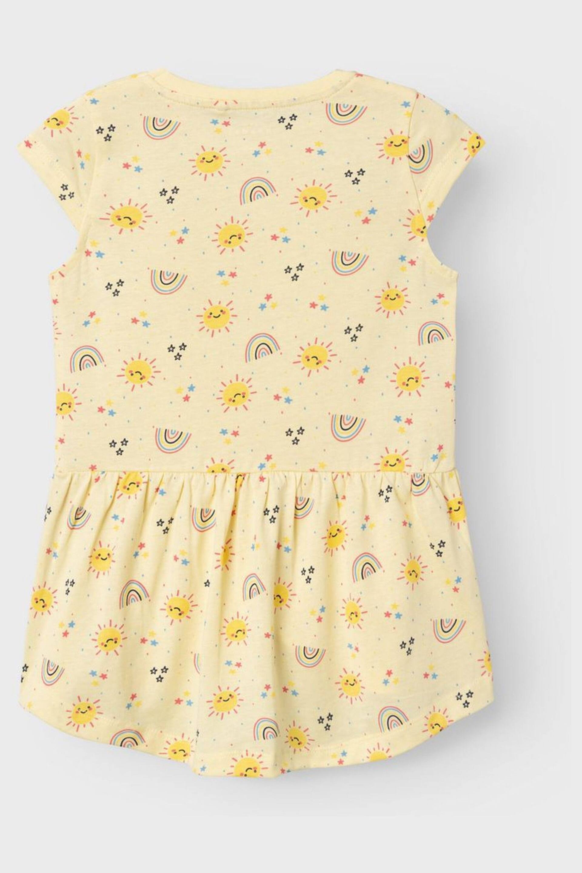 Name It Yellow Printed Dress - Image 2 of 3