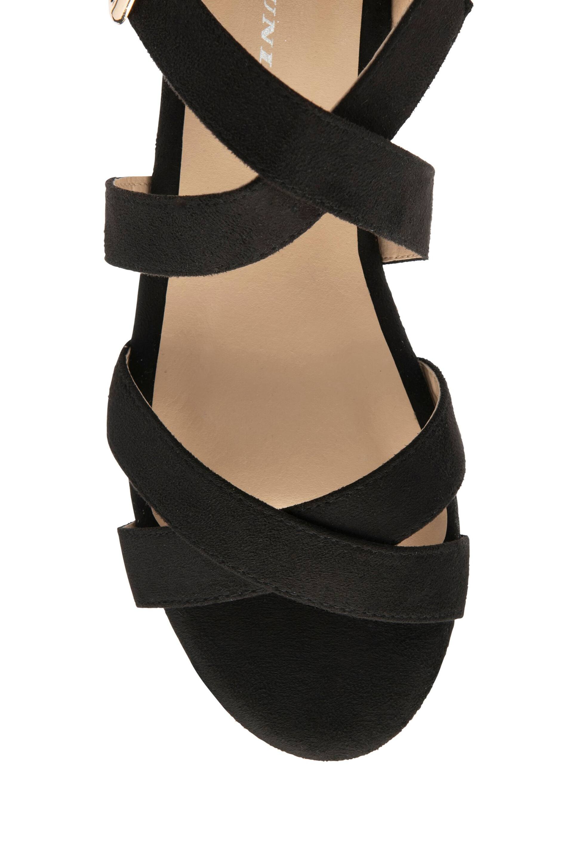 Dunlop Black Wedges Open Toe Sandals - Image 4 of 4